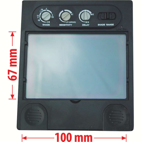 Delta Plus BARRIER 2 Welding Mask – Adjustable Tint, Durable Polycarbonate Lens