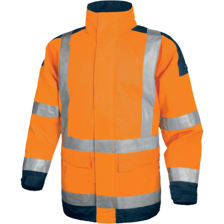 Delta Plus EASYVIEW High-Viz Waterproof Parka - Unisex