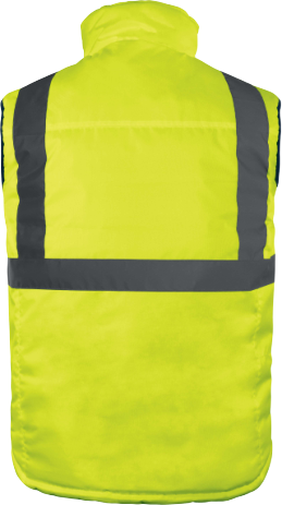 Delta Plus FIDJI3HV Reversible High-Visibility Bodywarmer