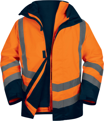 Delta Plus OPTIMUM3 5-in-1 Hi-Vis Waterproof Parka