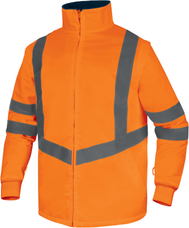 Delta Plus OPTIMUM3 5-in-1 Hi-Vis Waterproof Parka