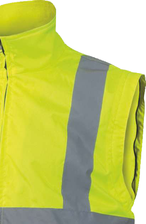 Delta Plus RENO HV 2-in-1 High-Visibility Rain Jacket