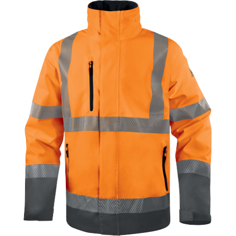 Delta Plus TRACK Waterproof High-Visibility Work Parka