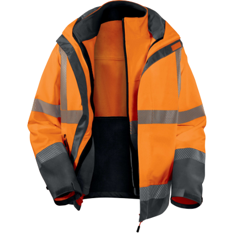 Delta Plus TRACK Waterproof High-Visibility Work Parka