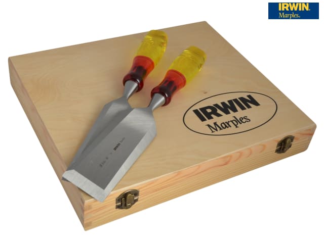 IRWIN® Marples® M373 Bevel Edge Chisel Splitproof Handle Set, 8 Piece