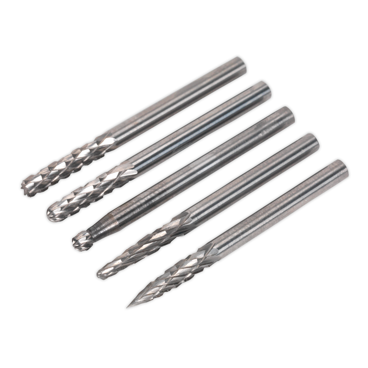 Sealey Micro Carbide Burr Set 5pc