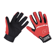 Sealey Mechanic's Gloves Padded Palm - Large Pair