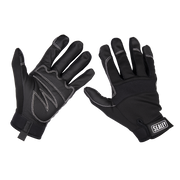 Sealey Mechanic's Gloves Light Palm Tactouch - Large