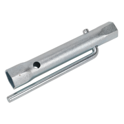 Sealey Double End Long Reach Spark Plug Box Spanner 17/21mm with L-Bar