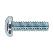Sealey Machine Screw M6 x 20mm Pan Head Pozi Zinc Pack of 50