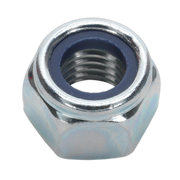 Sealey Nylon Locknut M12 Zinc Pack of 25