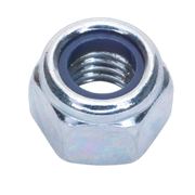 Sealey Nylon Locknut M8 Zinc Pack of 100