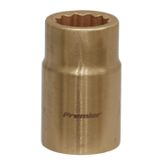 Sealey Socket 15mm 1/2"Sq Drive - Non-Sparking WallDrive®