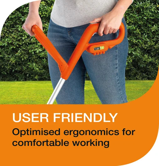 Flymo SimpliTrim Li - 14.4V Integrated Battery Grass Trimmer for Effortless Edging