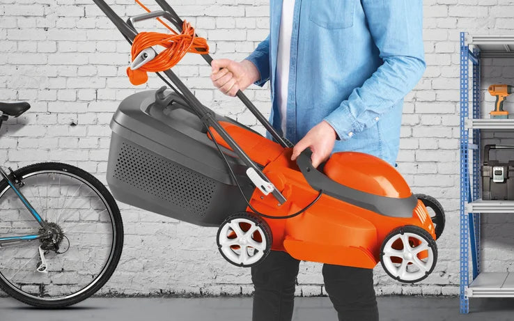 FLYMO EasiStore 300R – Lightweight Electric Lawnmower