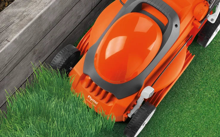 FLYMO EasiStore 340R – Compact Electric Lawnmower