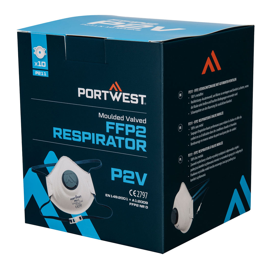 Portwest Moulded FFP2 Valved Respirator