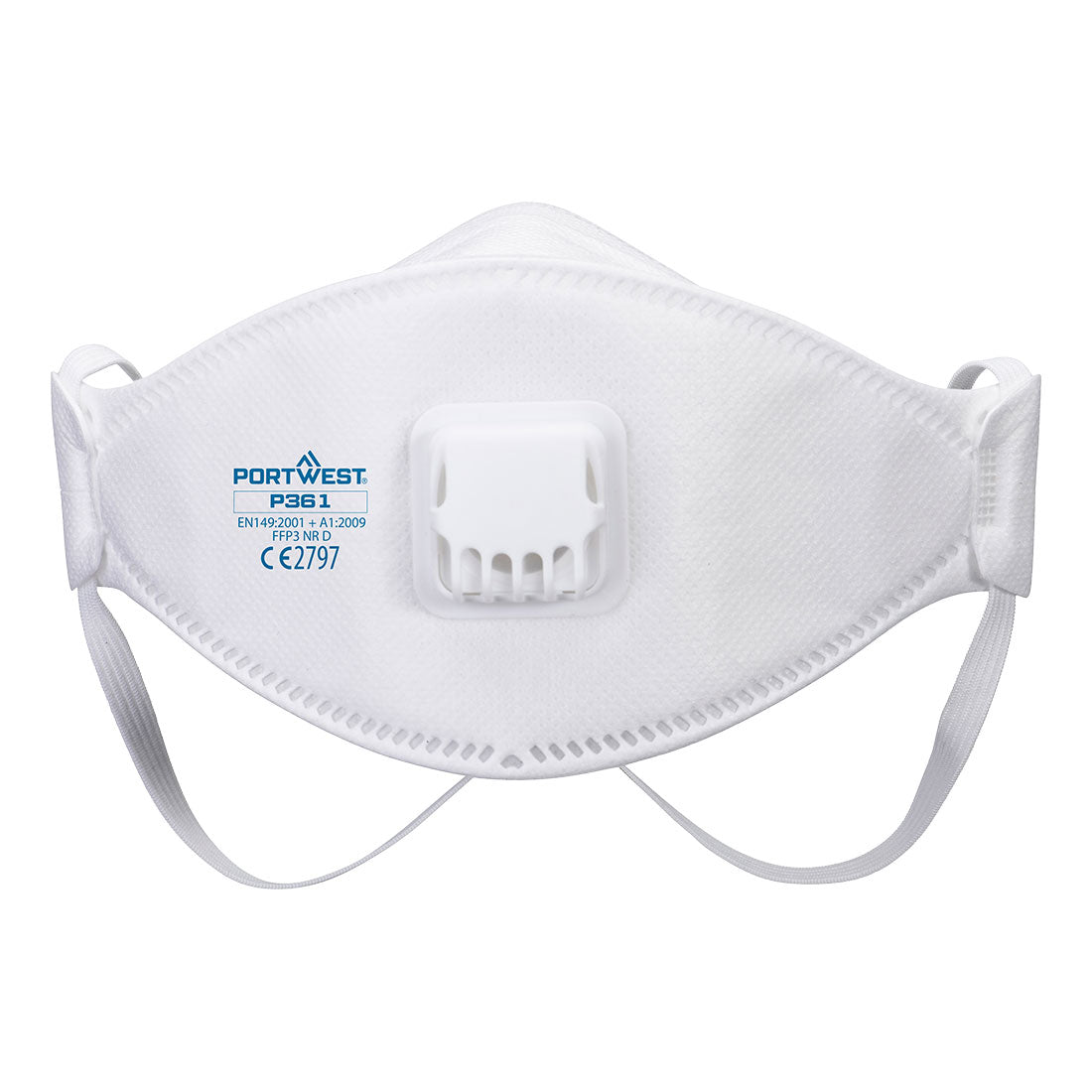 Portwest Trifold Valved Dolomite FFP3 Respirator (Pk10)