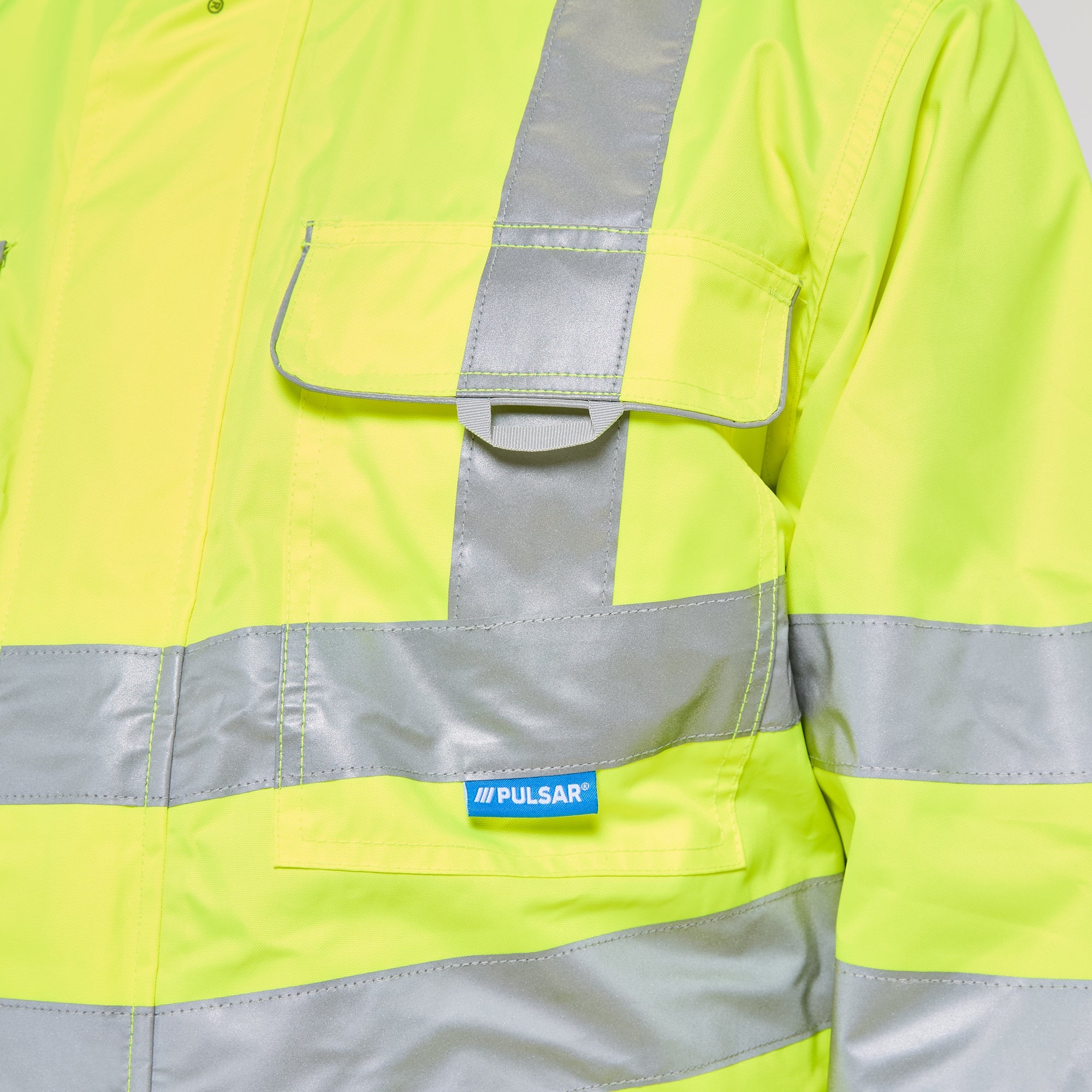 Pulsar Mesh Lined Coverall Yellow - Recycled Content