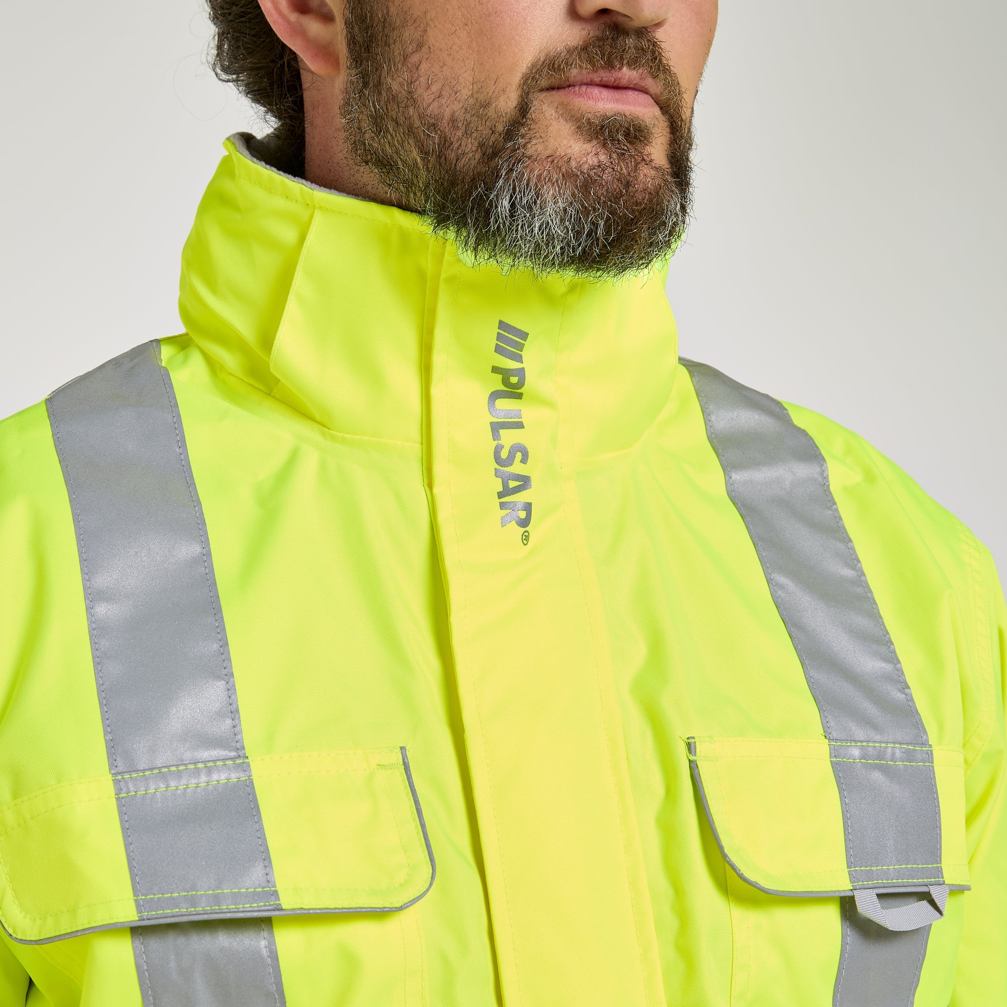 Pulsar Mesh Lined Coverall Yellow - Recycled Content