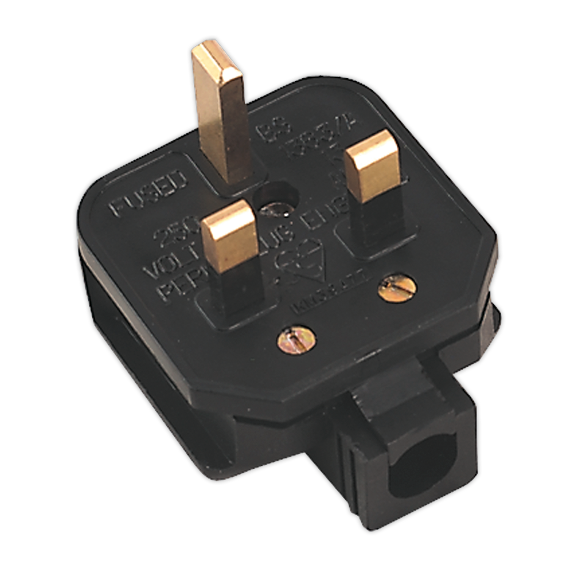 Sealey Black 13A heavy-Duty Plug