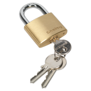 Sealey Brass Body Padlock 40mm