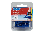 Plasplugs HCF110 Heavy-Duty Plasterboard Fixings Pack of 10