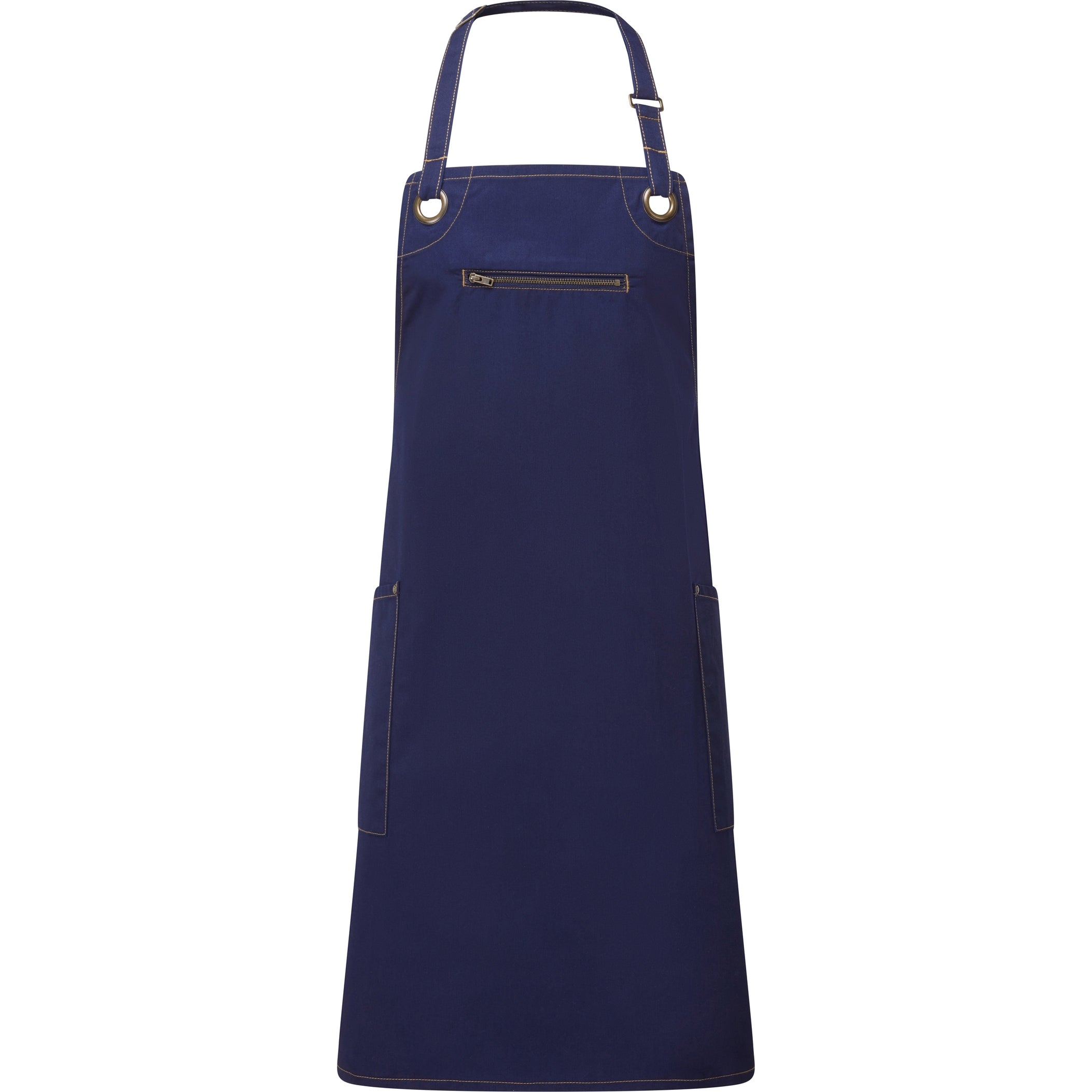 Premier Barley Contrast Stitch Bib Apron