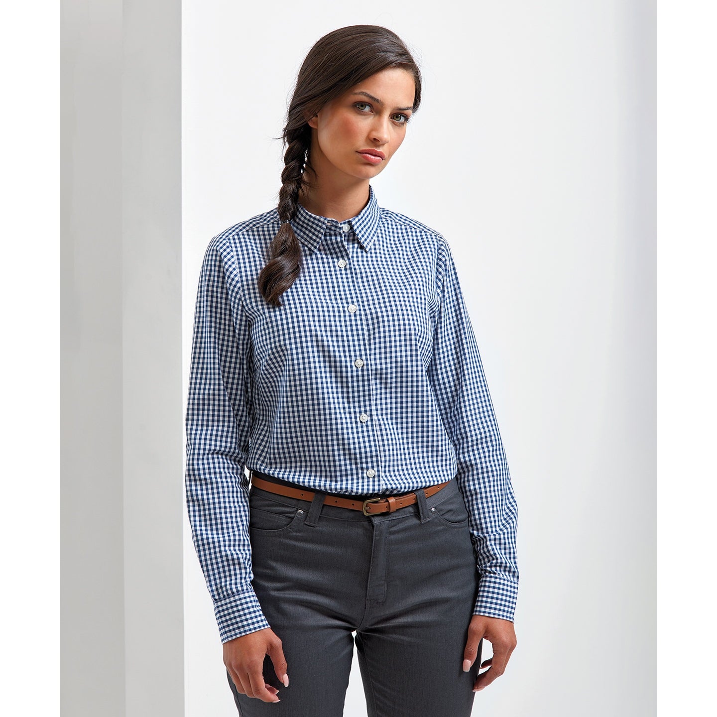 Premier Women's Maxton Check Long Sleeve Shirt