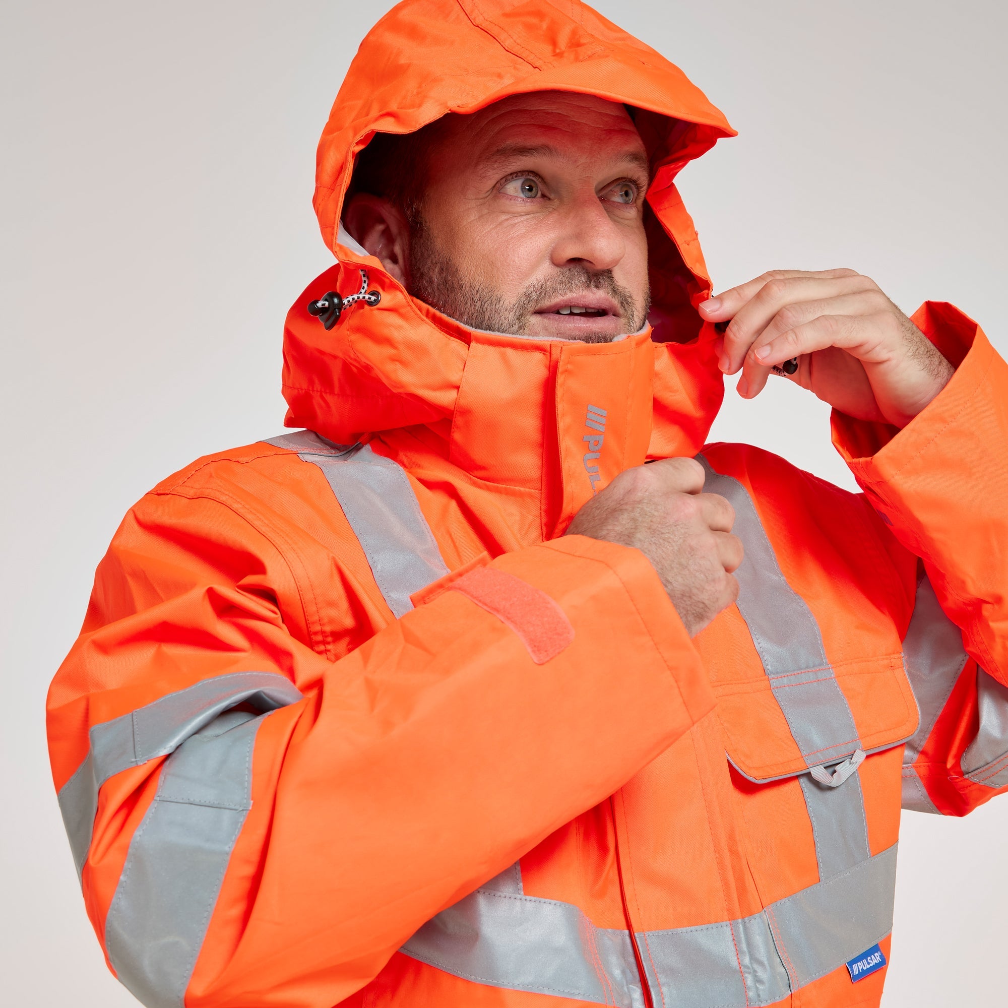 Pulsar Mesh Lined Coverall Orange - Recycled Content