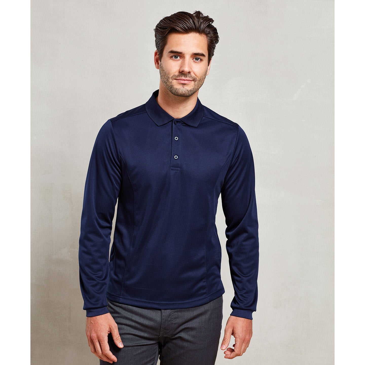 Premier Long Sleeve Coolchecker® Piqué Polo