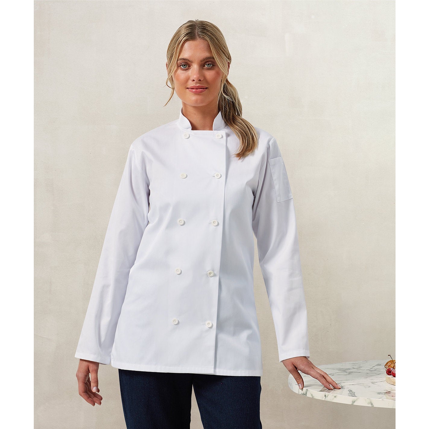 Premier Women's Long Sleeve Chef's Jacket