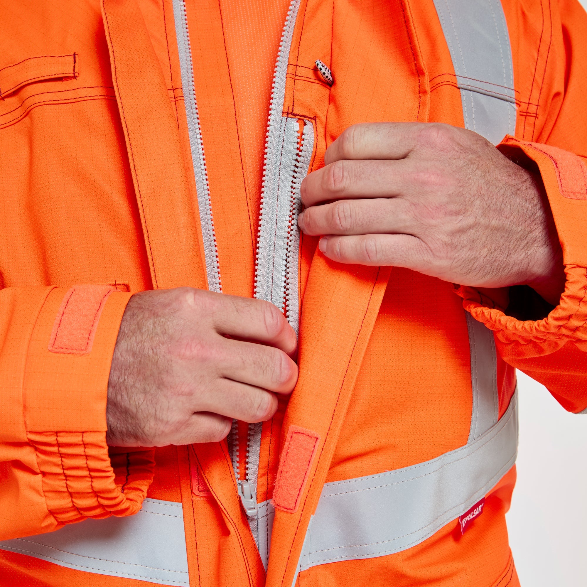 Electric ARC Waterproof Storm Coat Orange