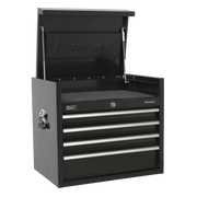Sealey Topchest 4 Drawer 660mm Heavy-Duty Black