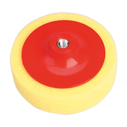 Sealey Buffing & Polishing Foam Head Ø150 x 50mm M14 x 2mm Yellow/Coarse