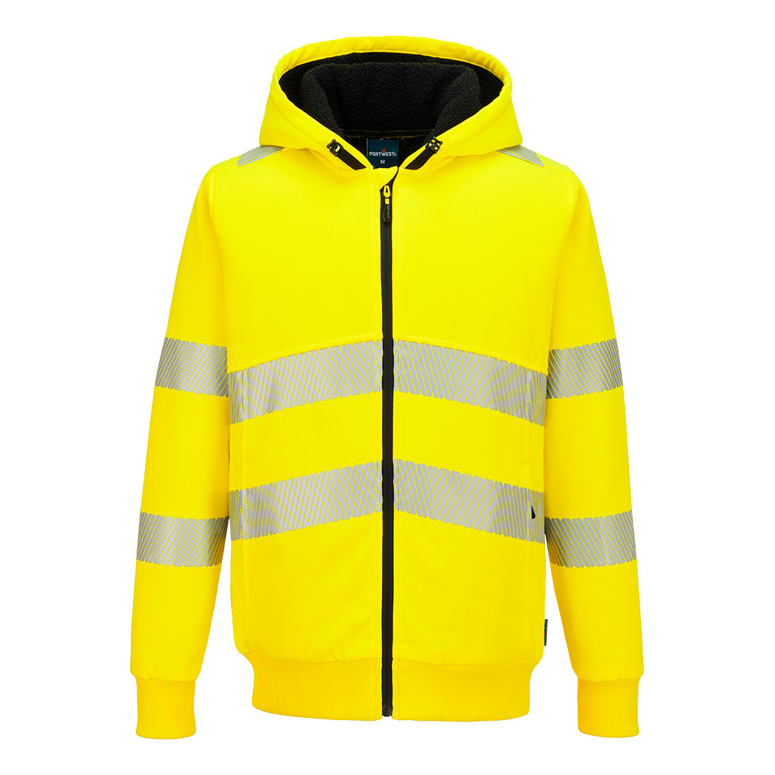 Portwest PW321 Hi-Vis Zipped Winter Hoodie