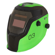 Sealey Auto Darkening Welding Helmet - Shade 9-13 - Green