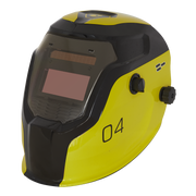 Sealey Auto Darkening Welding Helmet - Shade 9-13 - Yellow