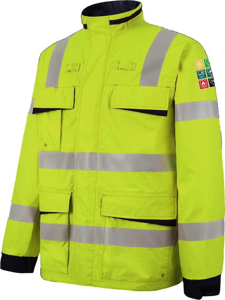 Future Garments Phoenix-Fr Hi Vis Arc Waterproof Jkt