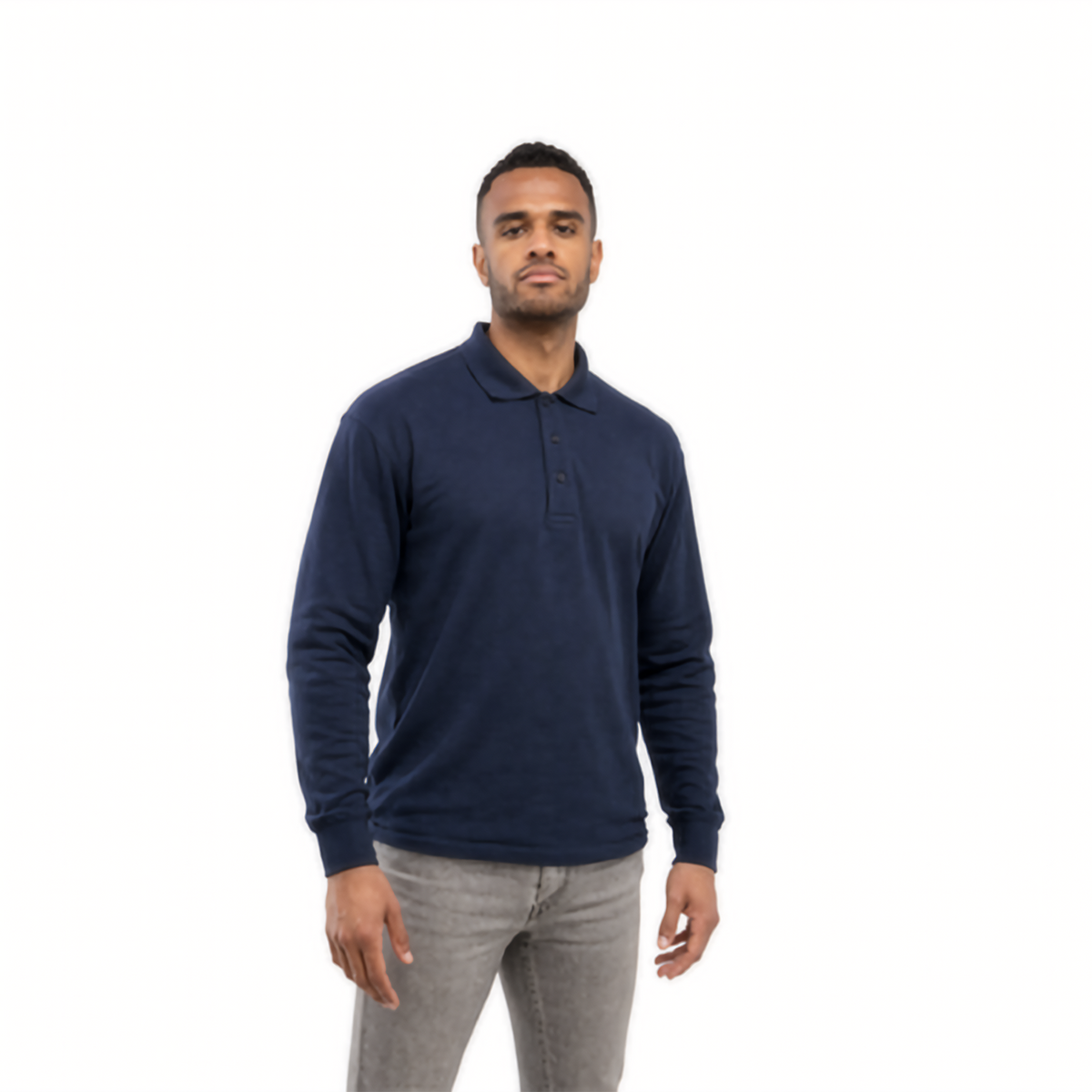 Espro Long Sleeve Polo Shirt P/Cotton 220 GSM