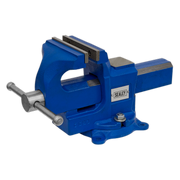 Sealey Vice 100mm Quick Action Swivel Base SG Iron
