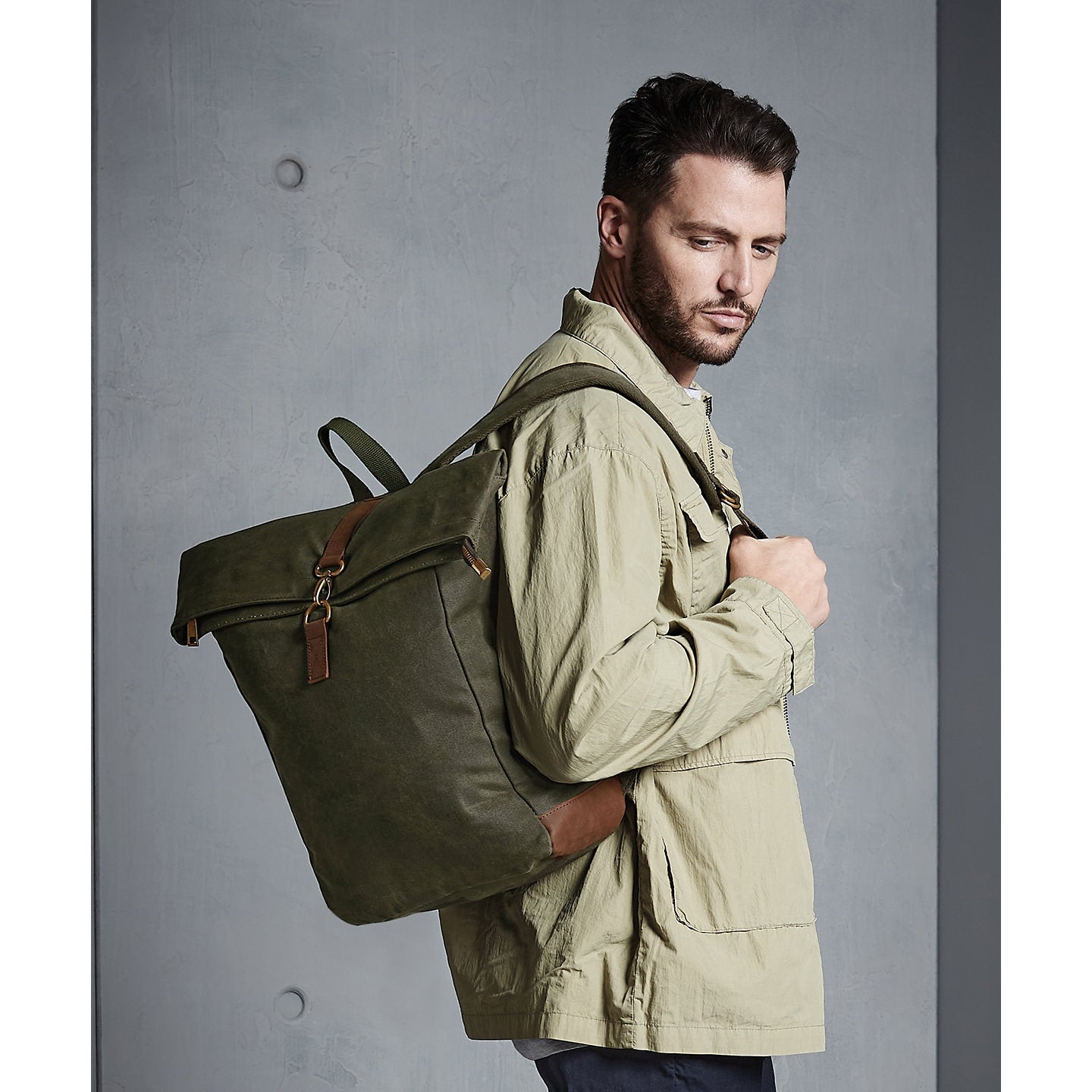 Quadra Heritage Waxed Canvas Backpack