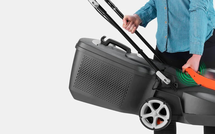 Flymo 36V UltraStore 380R - Smart, Cordless Mower with Compact, Foldable Design