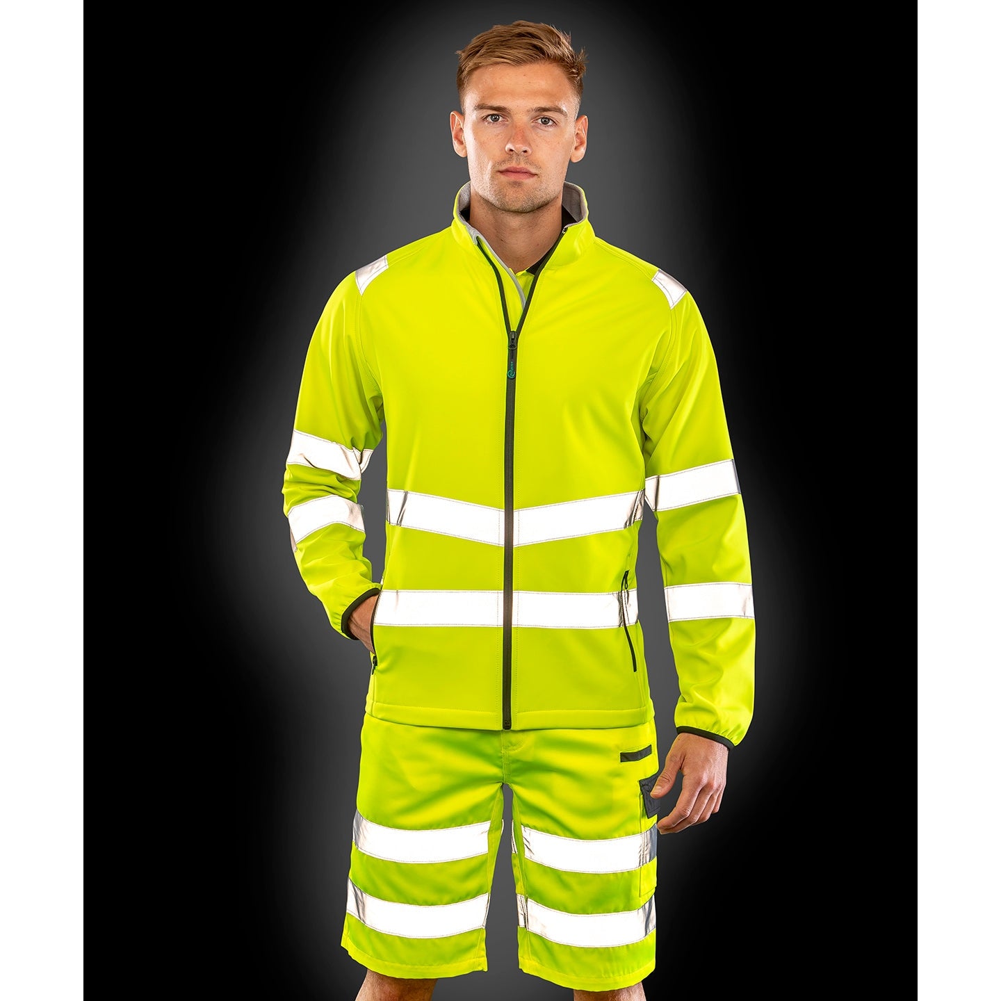 Result Genuine Recycled Recycled 2-Layer Printable Safety Softshell