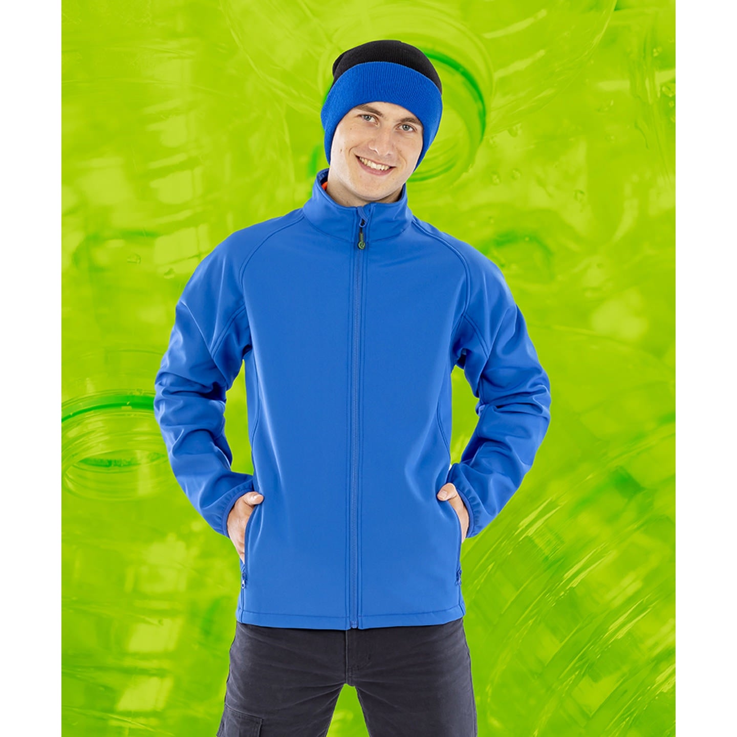 Result Genuine Recycled Men's Recycled 2-Layer Printable Softshell Jacket