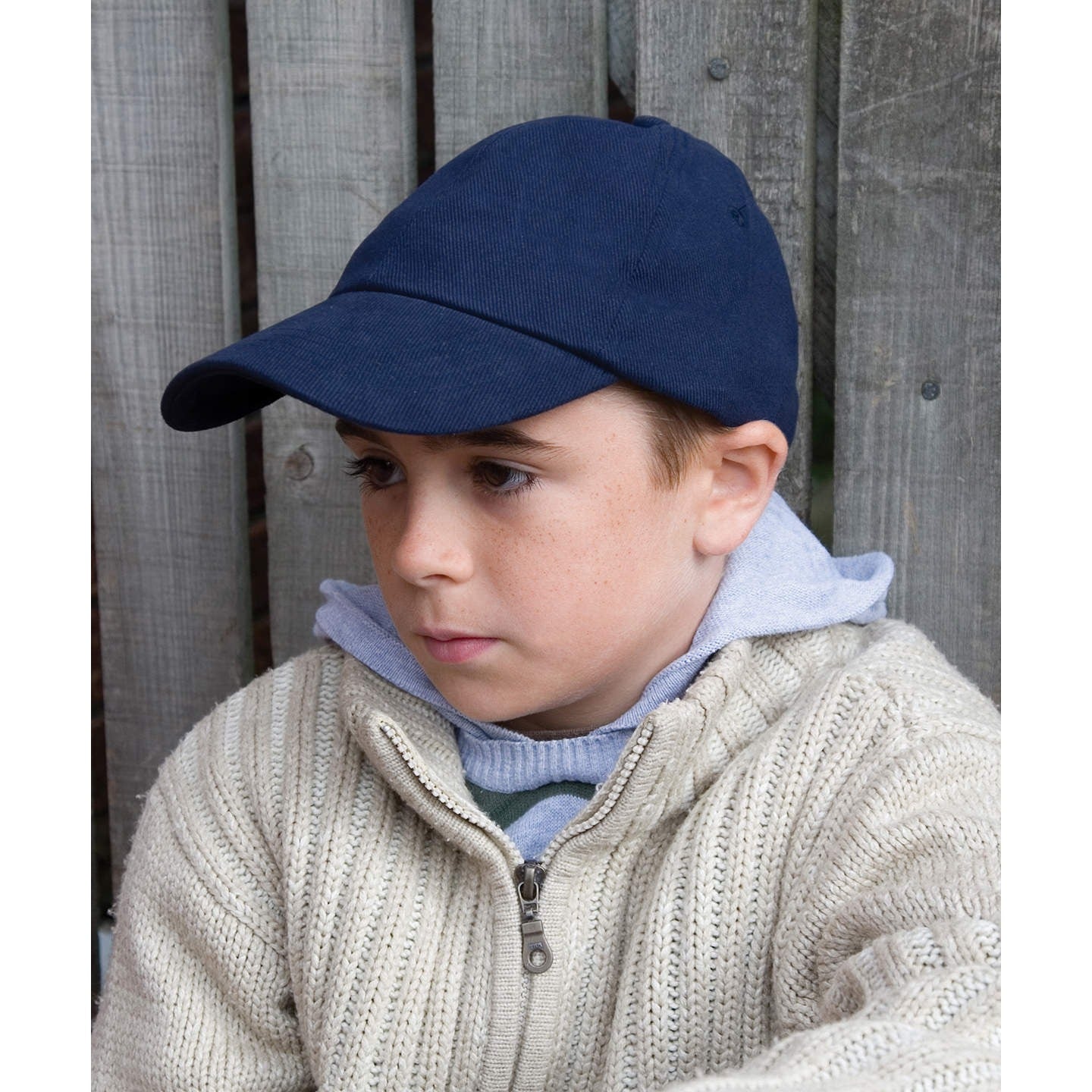 Result Headwear Junior Low-Profile Heavy Brushed Cotton Cap
