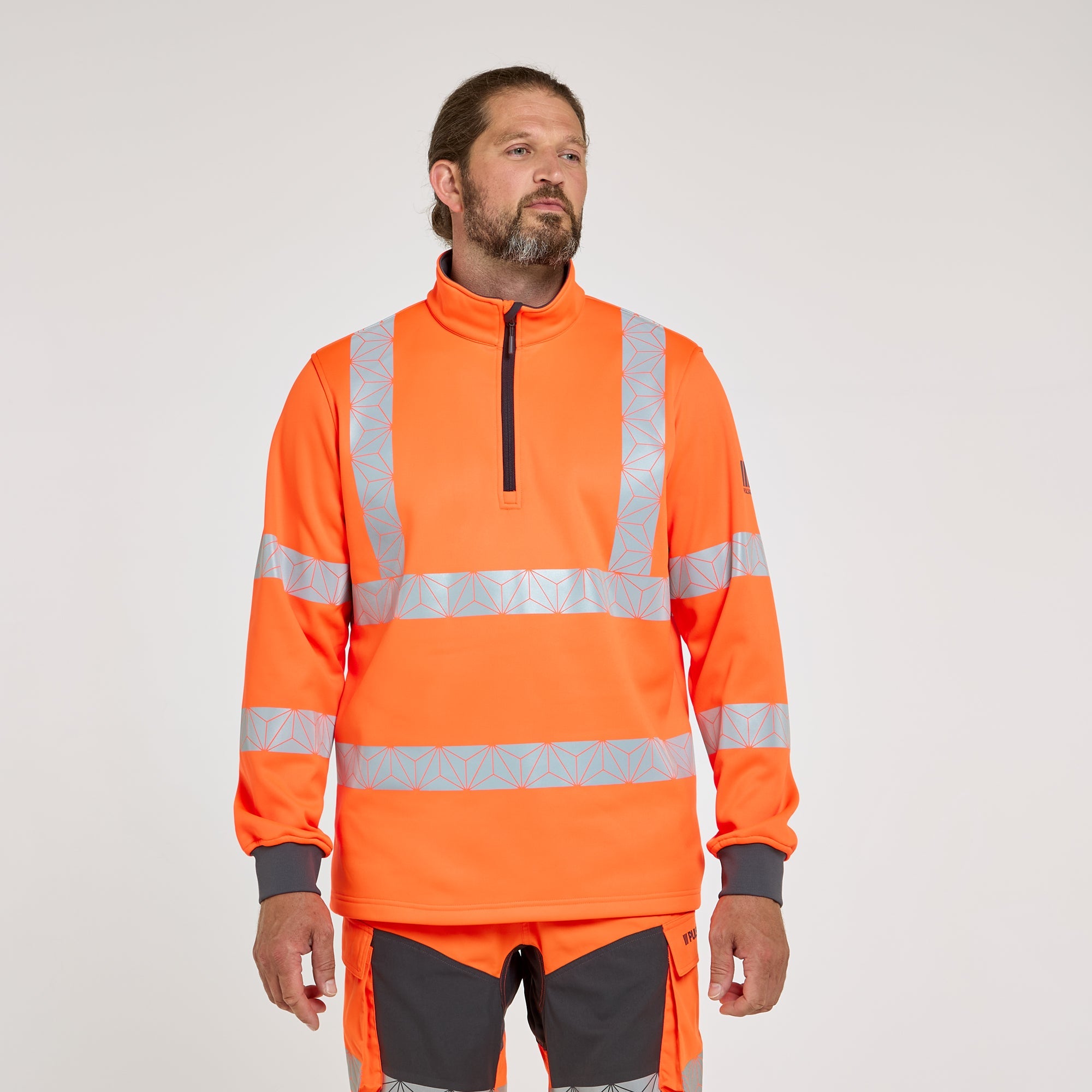 Pulsar Quarter-Zip Orange