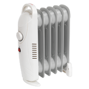 Sealey Oil-Filled Radiator Mini 800W/230V 6-Element