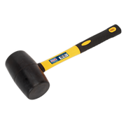 Sealey Rubber Mallet 2lb with Fibreglass Shaft
