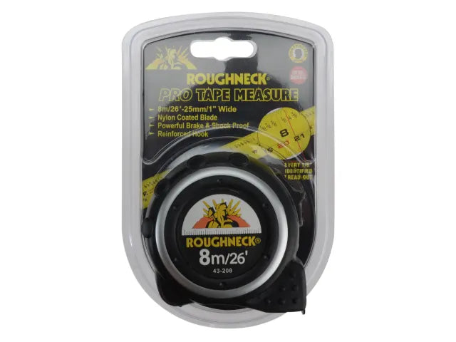 Roughneck E-Z Read® Tape Measure 8m/26ft (Width 25mm)